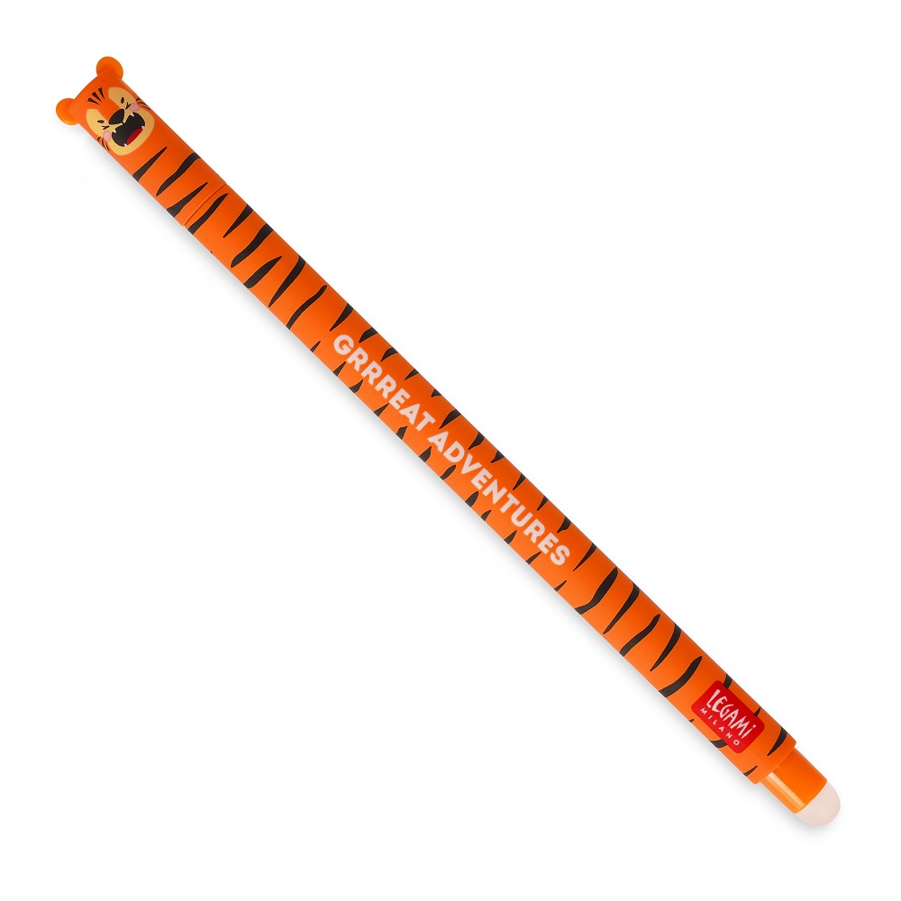 Erasable gel pen, Tiger, orange